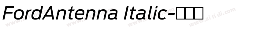 FordAntenna Italic字体转换
